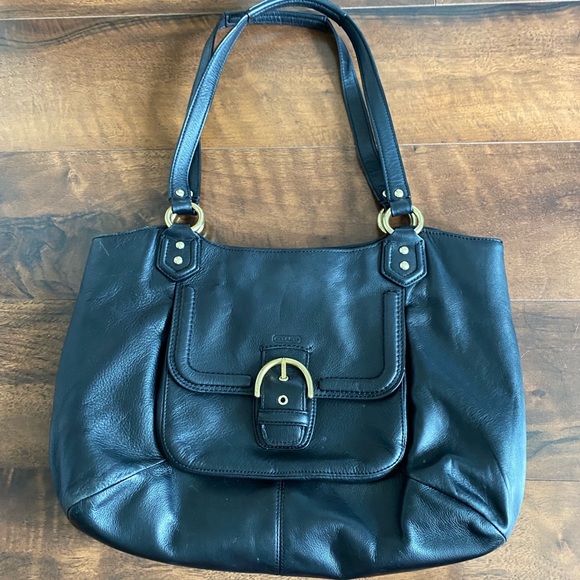 Coach Black Tote Bag - Picture 1 of 4